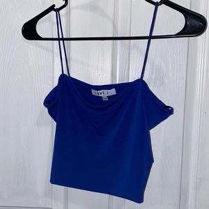 Blue Crop Top